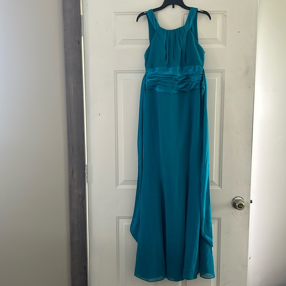 David’s Bridal floor length formal dress